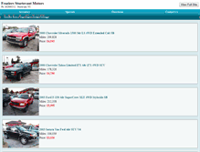 Tablet Screenshot of frazierssturtevantmotors.net